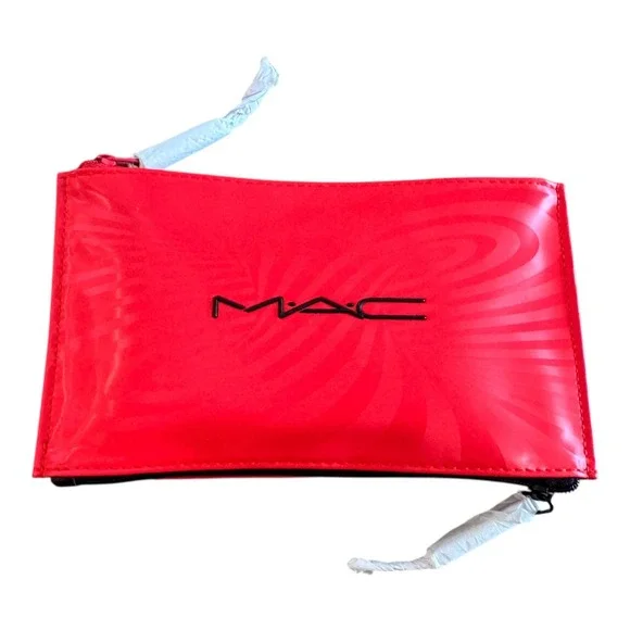 NEW MAC Cosmetics Makeup Set Chili Lipstick Lip Colour Prep Prime Bag Double Zip - Picture 8 of 8